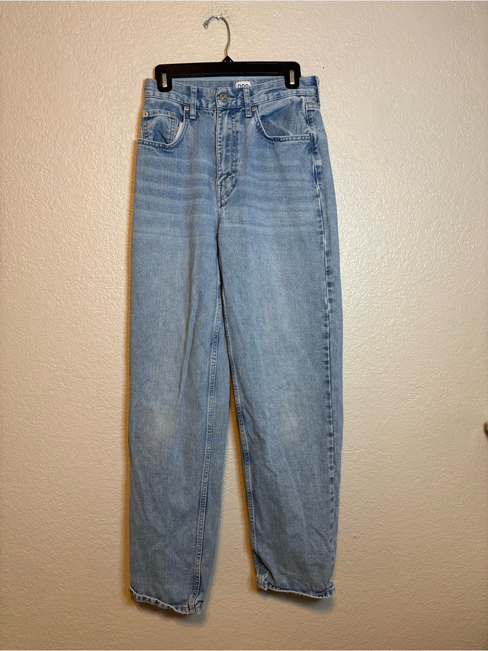 BDG High Rise Baggy 27 Light Wash Jeans Urban Outfitters Casual Denim